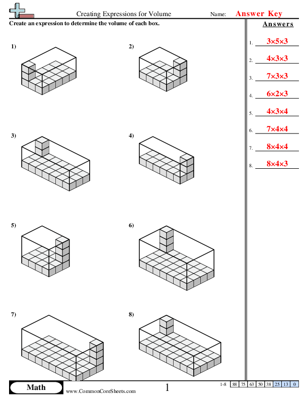 Volume Worksheets Worksheets Library