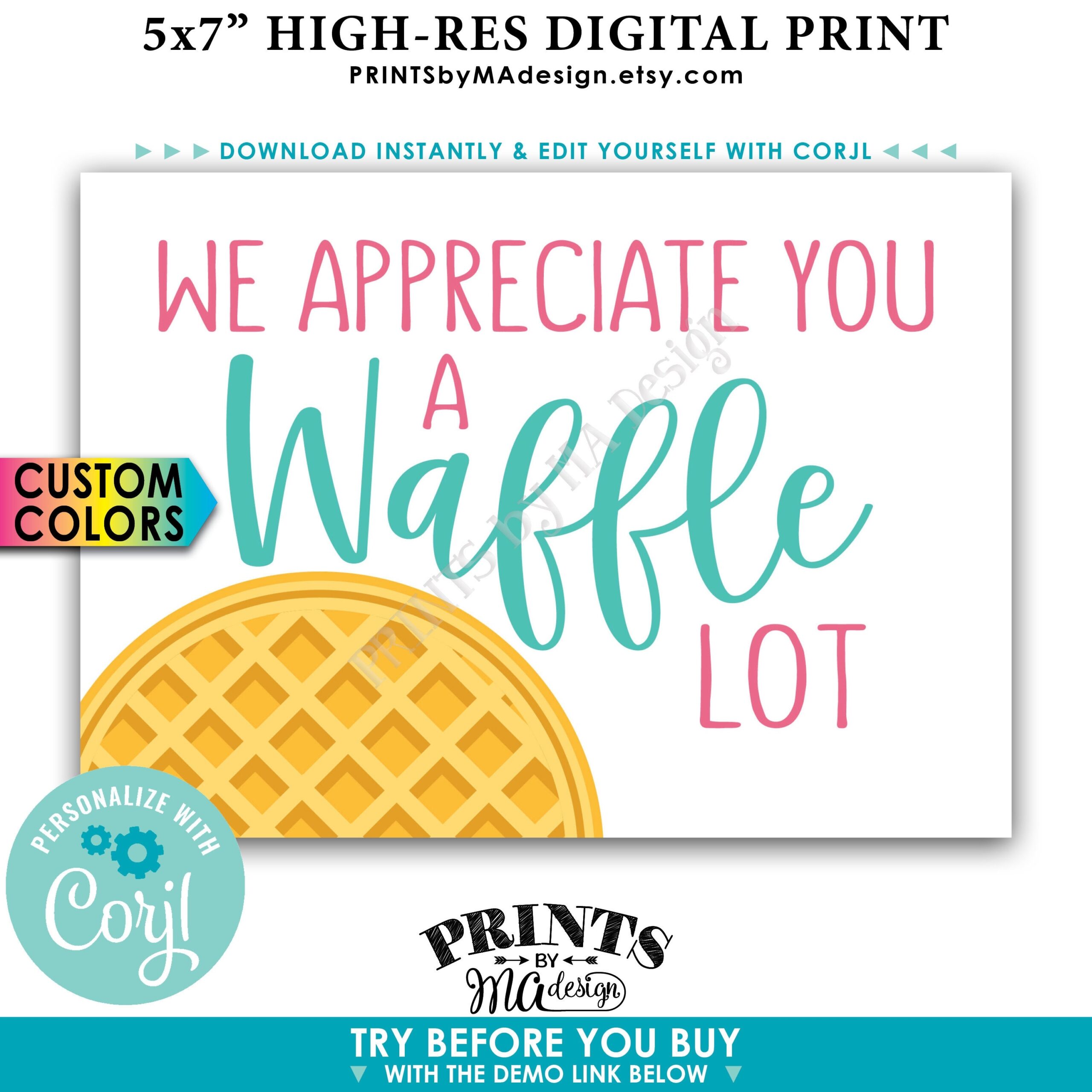 we appreciate you card printable