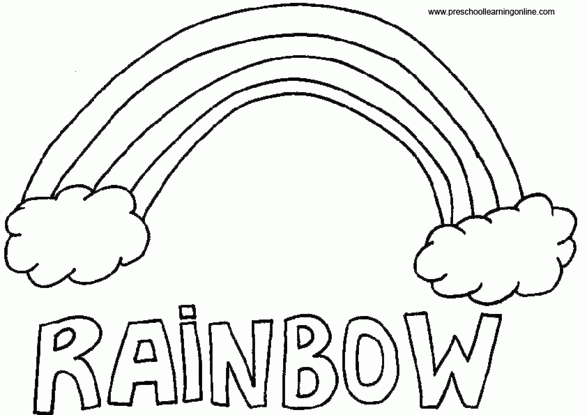 Weather Coloring Pages Preschool Coloring Home