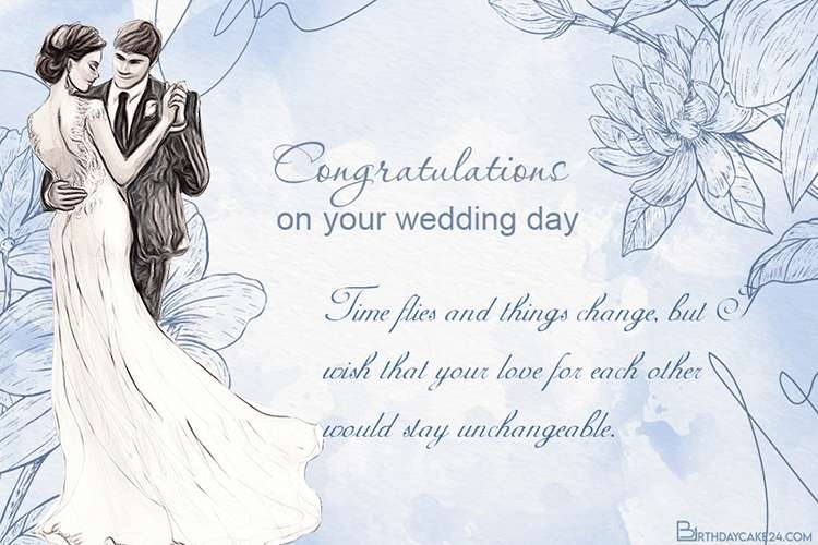 Wedding Congratulations Cards Printable