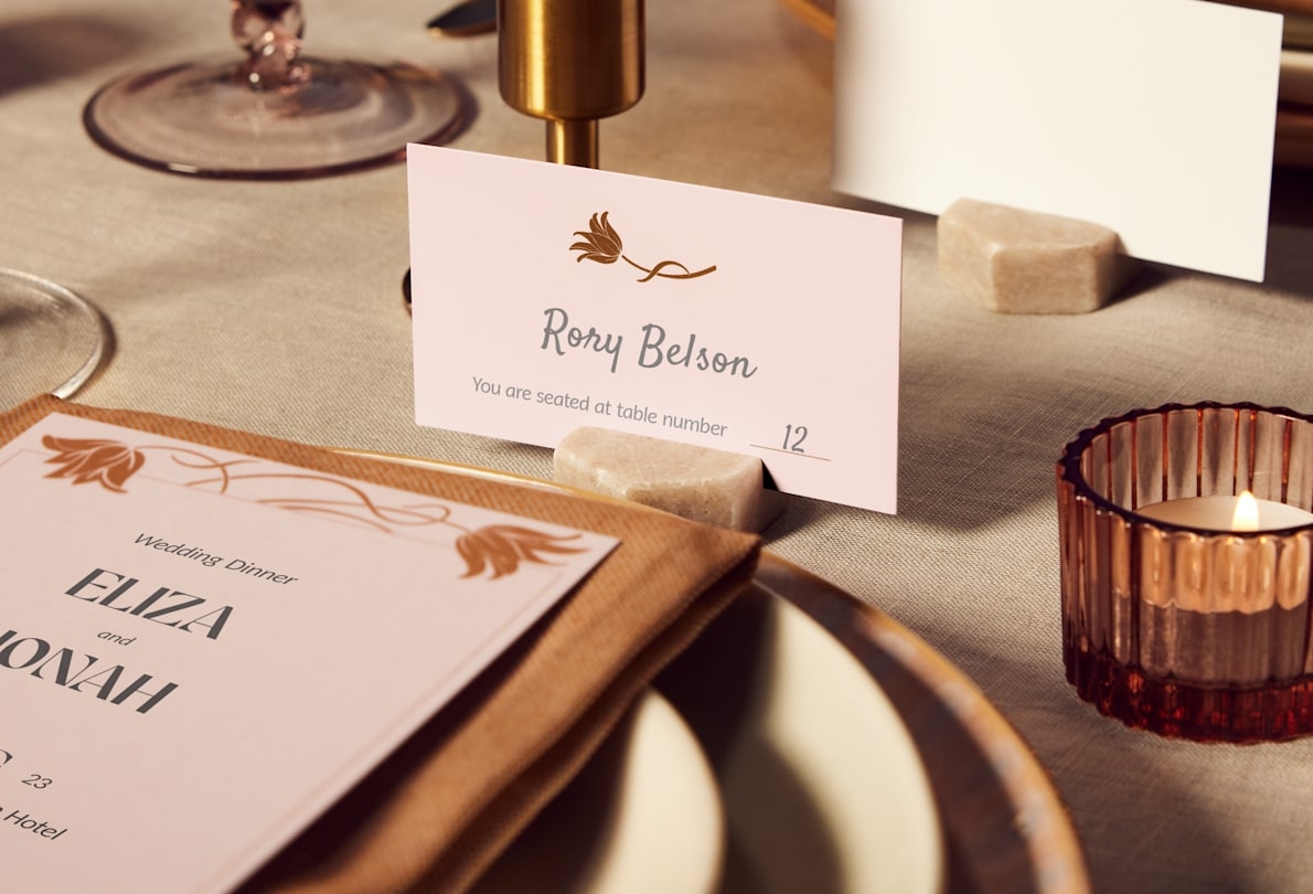 Wedding Place Cards Table Name Cards VistaPrint Worksheets Library