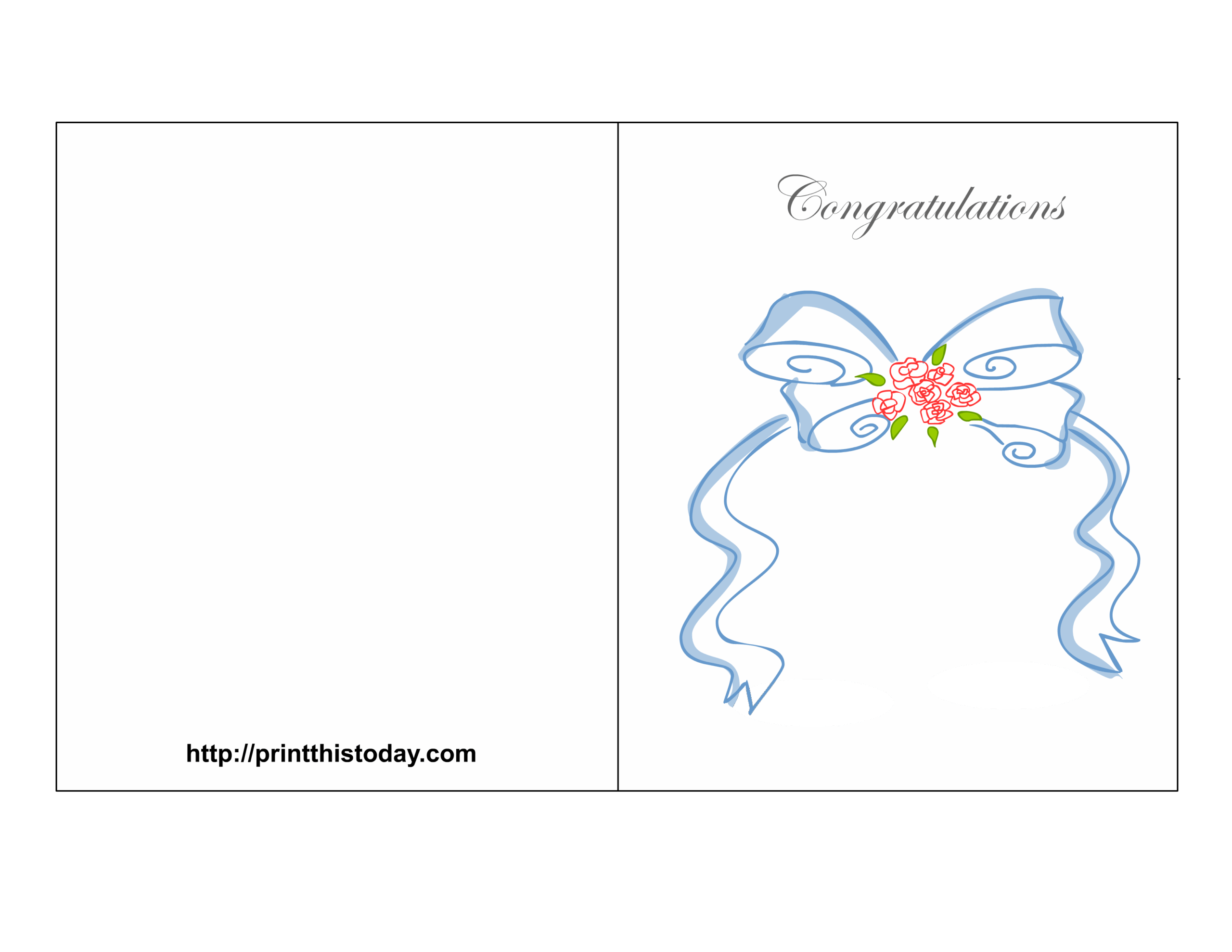 wedding greeting cards printable
