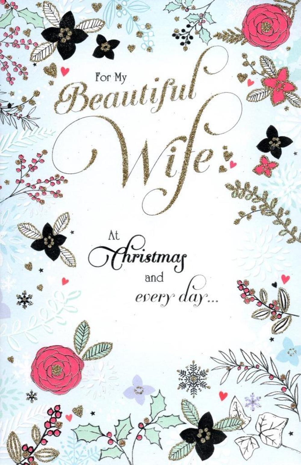 Wife Christmas Cards Printable