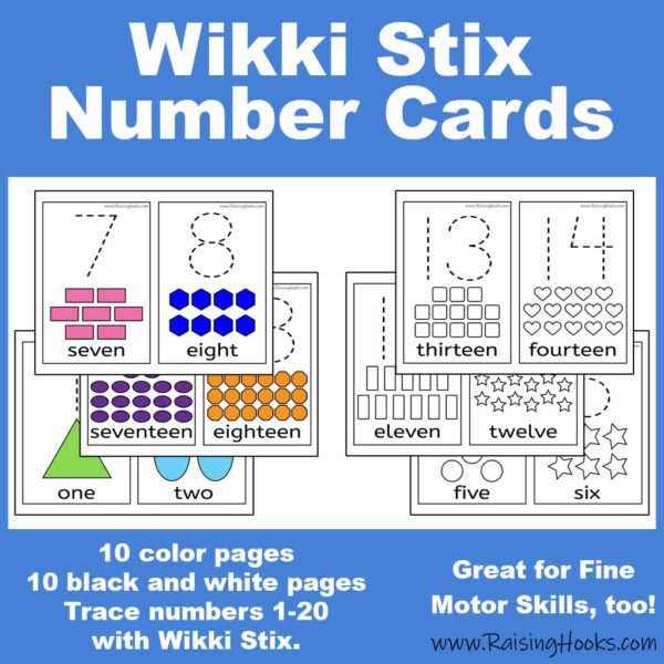 Wikki Stix Alphabet Cards Raising Hooks