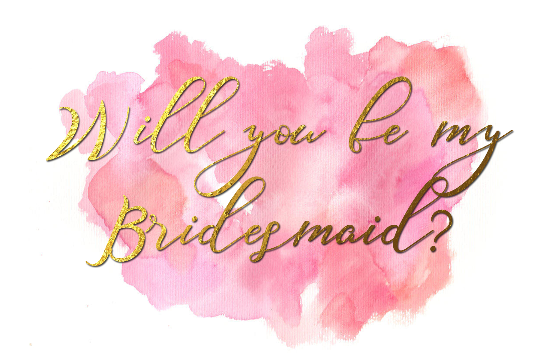 Will You Be My Bridesmaid Free Printable Free Printable