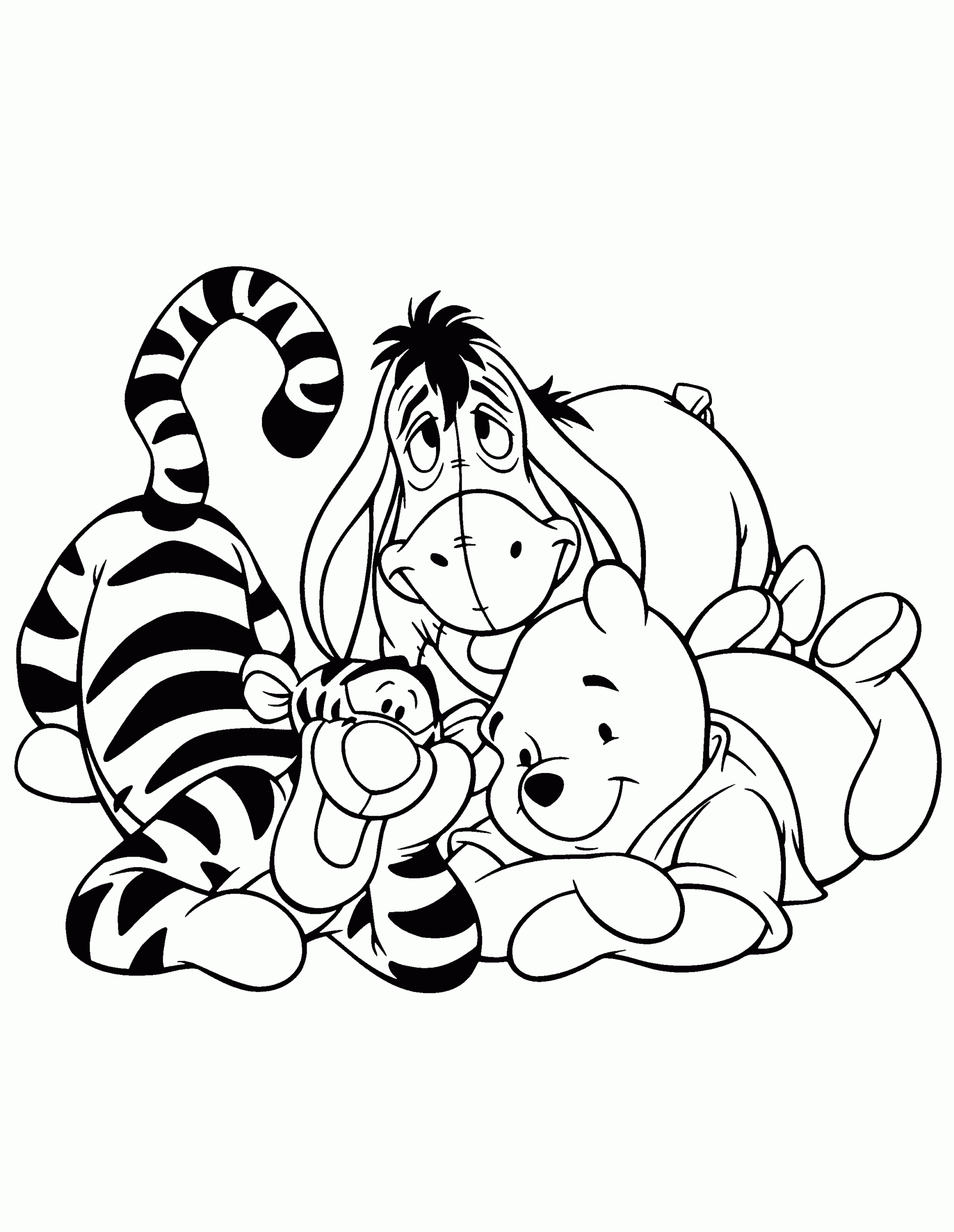 Winnie The Pooh Coloring Page Tv Series Coloring Page PicGifs