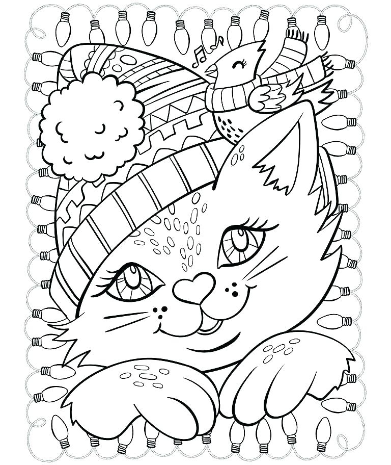 printable holiday pictures to color