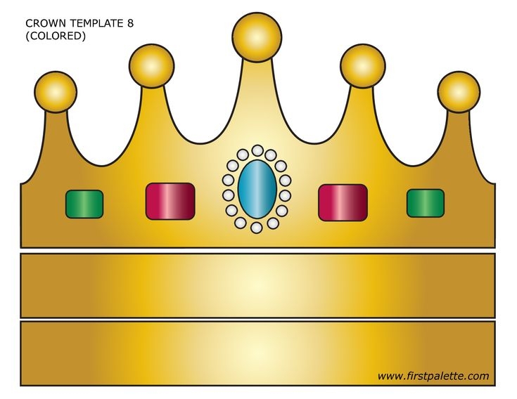 crown printable template
