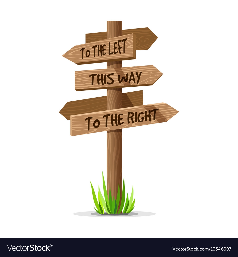 direction arrow sign template