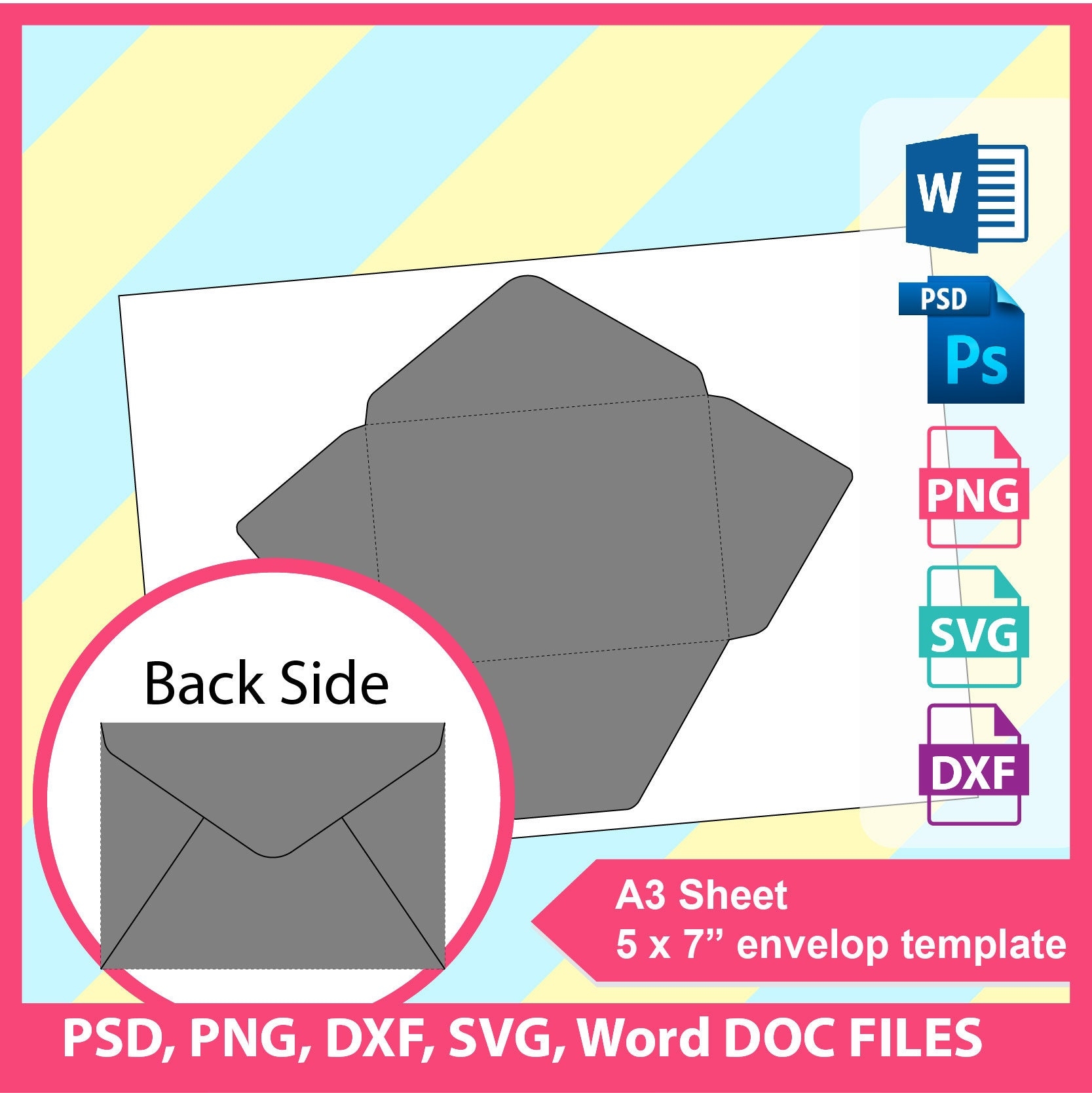 free microsoft word envelope template