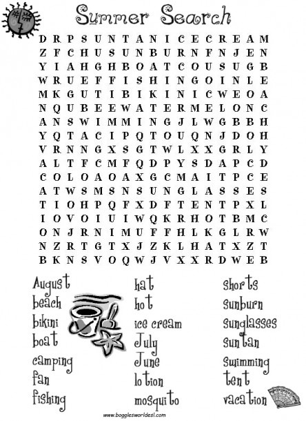 Word Finding Worksheets