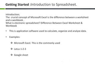 workbook vs worksheet