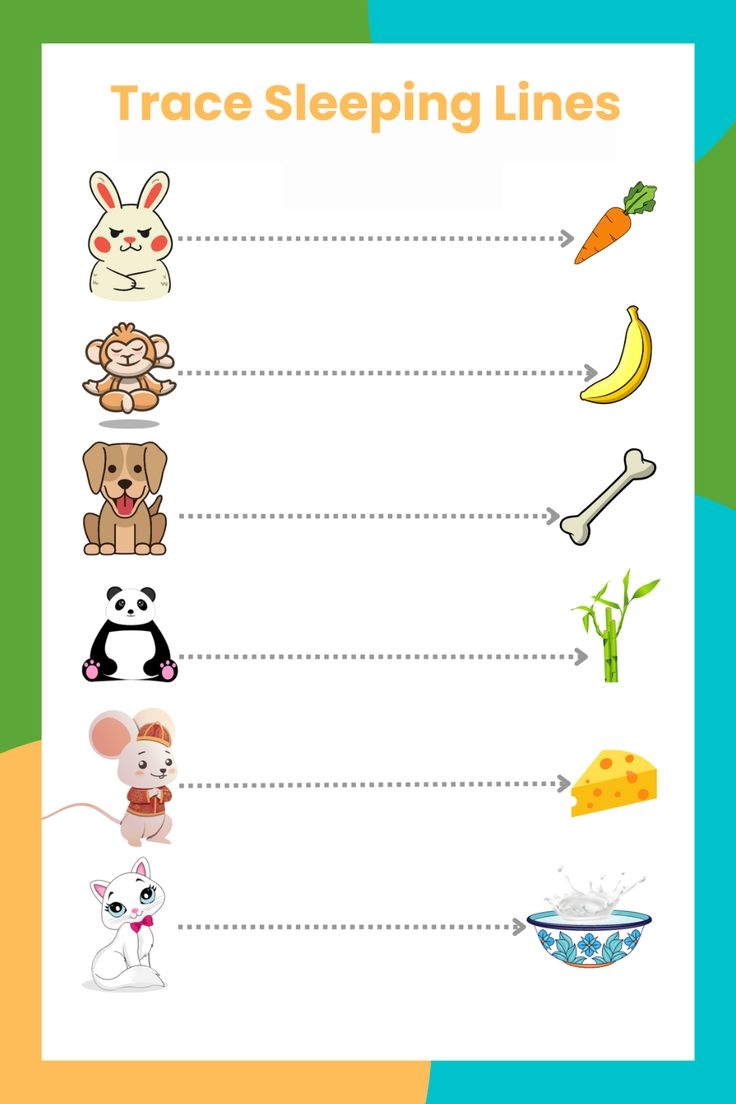 Worksheet Of Sleeping Line Activit s De Graphisme Asmae