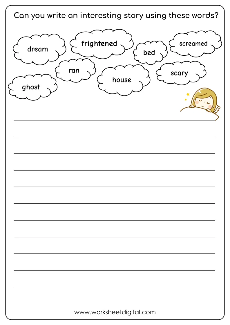 Writing Prompt Worksheet Digital Worksheets Library