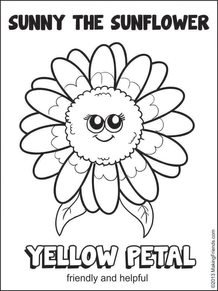 Yellow Petal Sunny The Sunflower MakingFriends