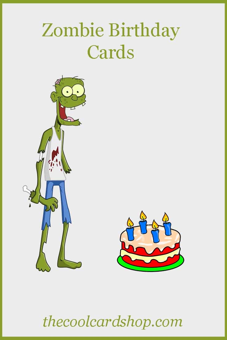 Zombie Birthday Card Printable Printable Online