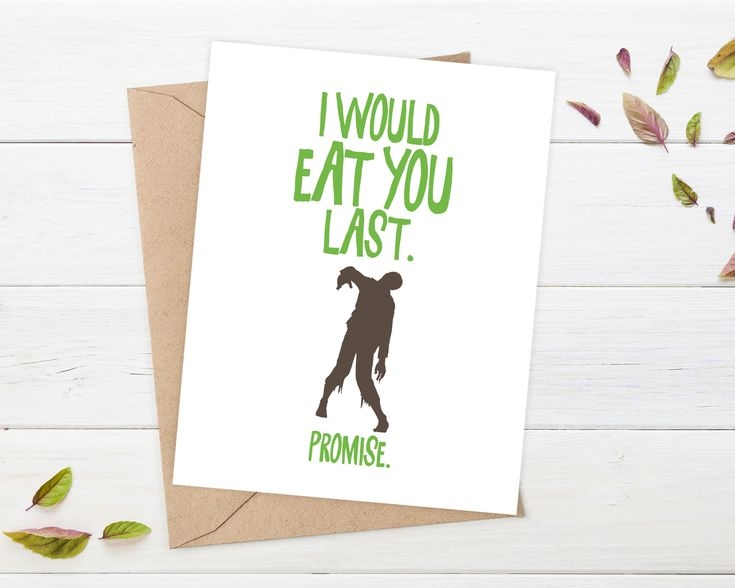 zombie birthday card printable